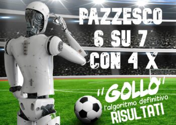 GOLLO: pazzesco 6 su 7 con 4 pareggi….folle non giocarlo.