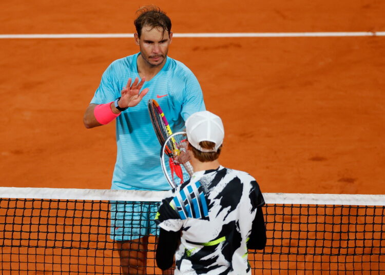Oggi il match Sinner-Nadal, il tennista italiano non teme la sfida.