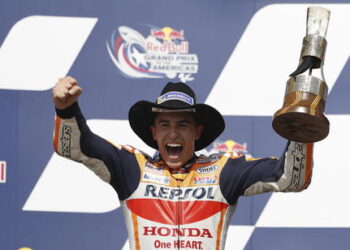 MotoGp Usa: vince Marquez. Quartararo secondo.